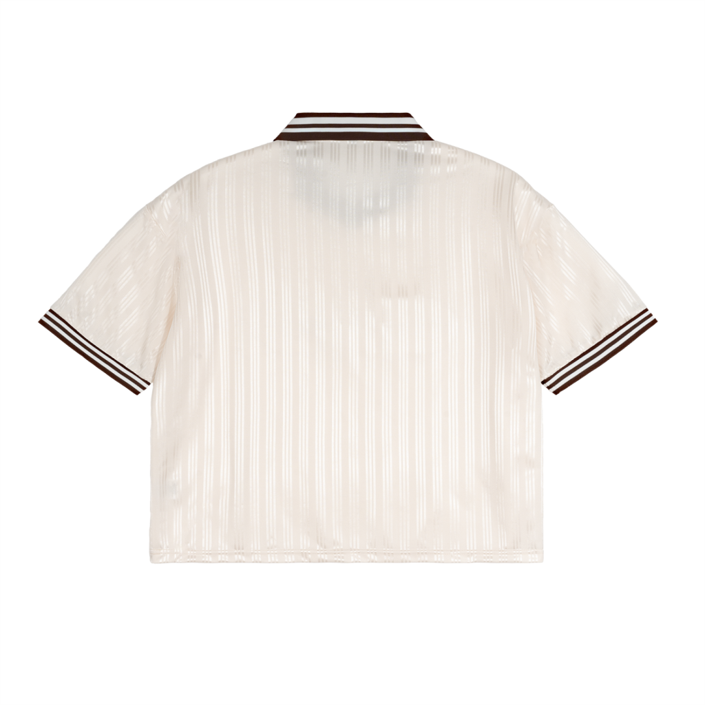 Cropped Polo Cream