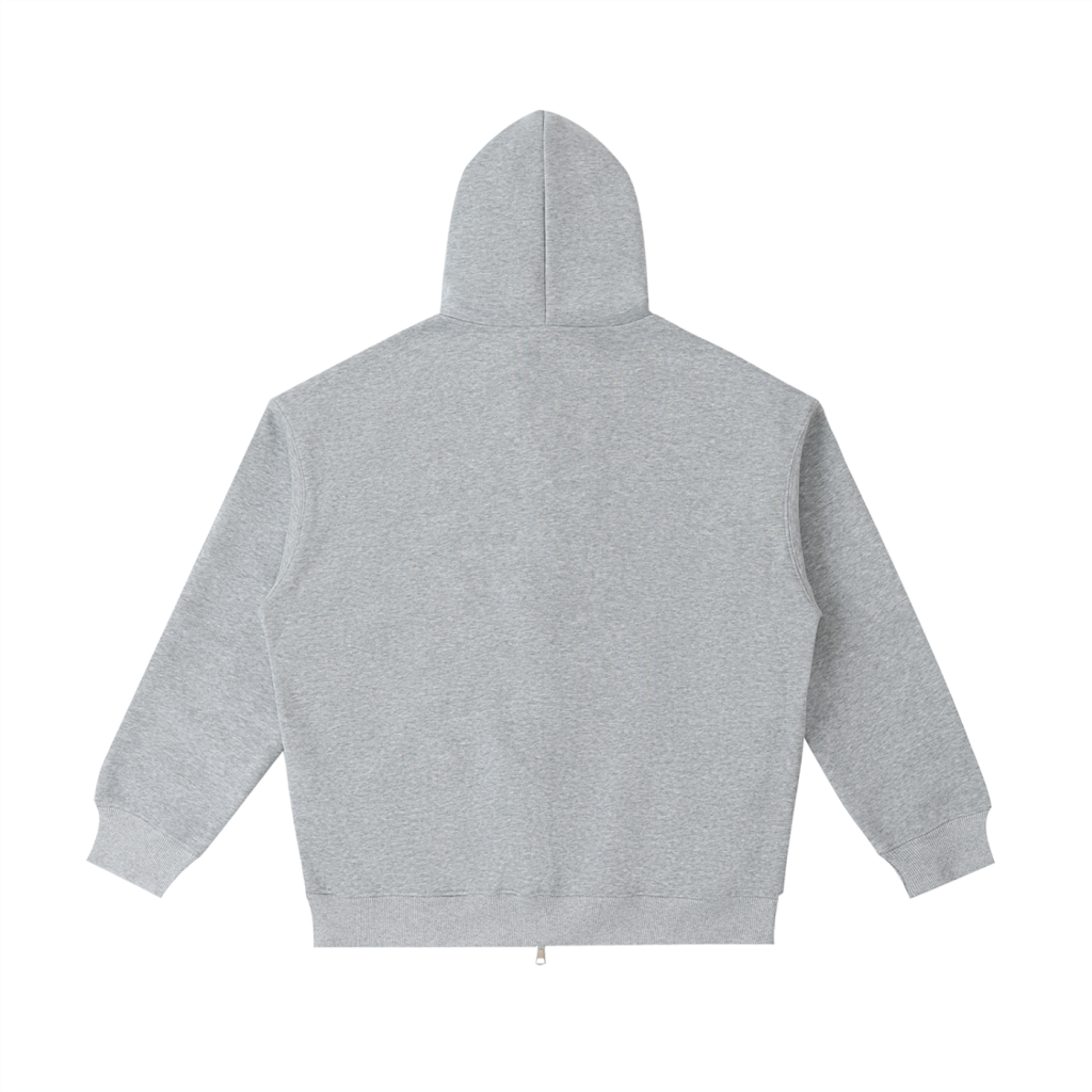 Zip Up Hoodie Grey