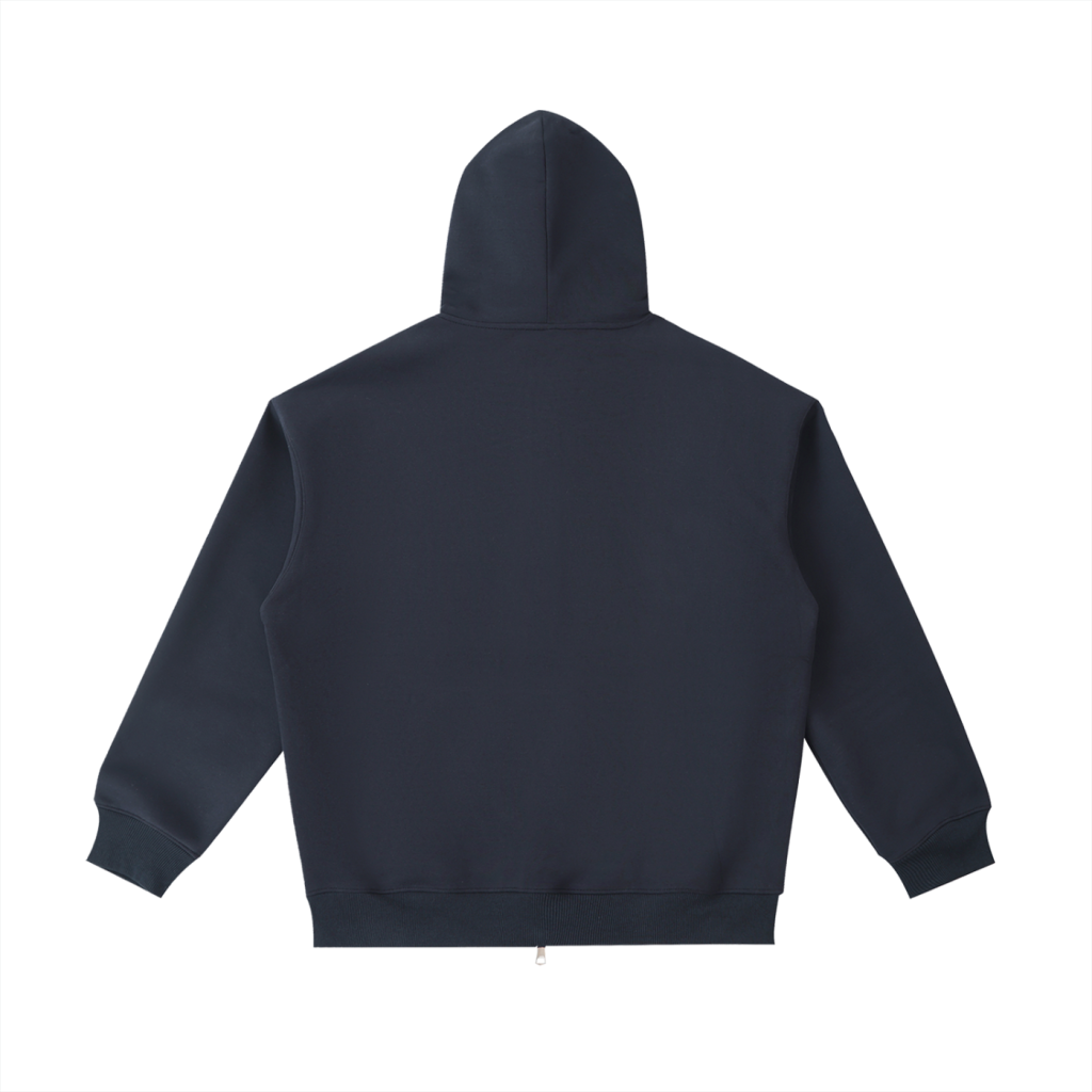 Zip Up Hoodie Navy