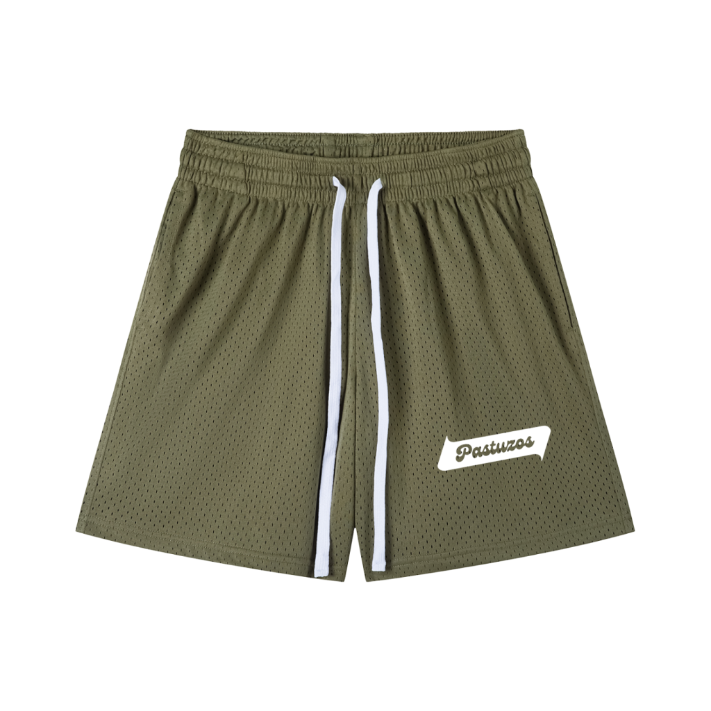 Stripe Shorts Green