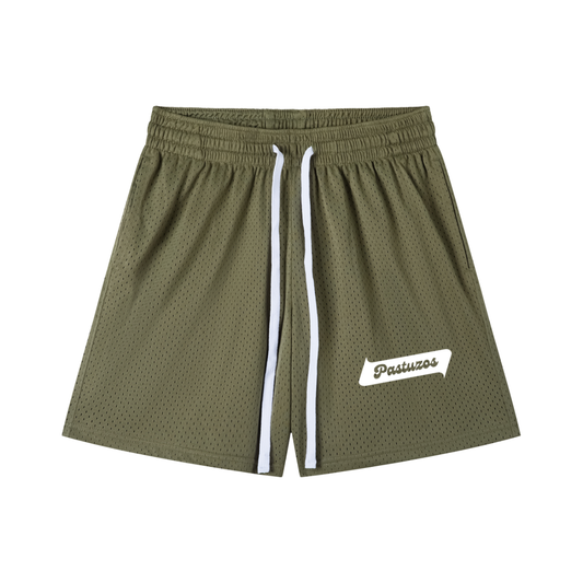 Stripe Shorts Green