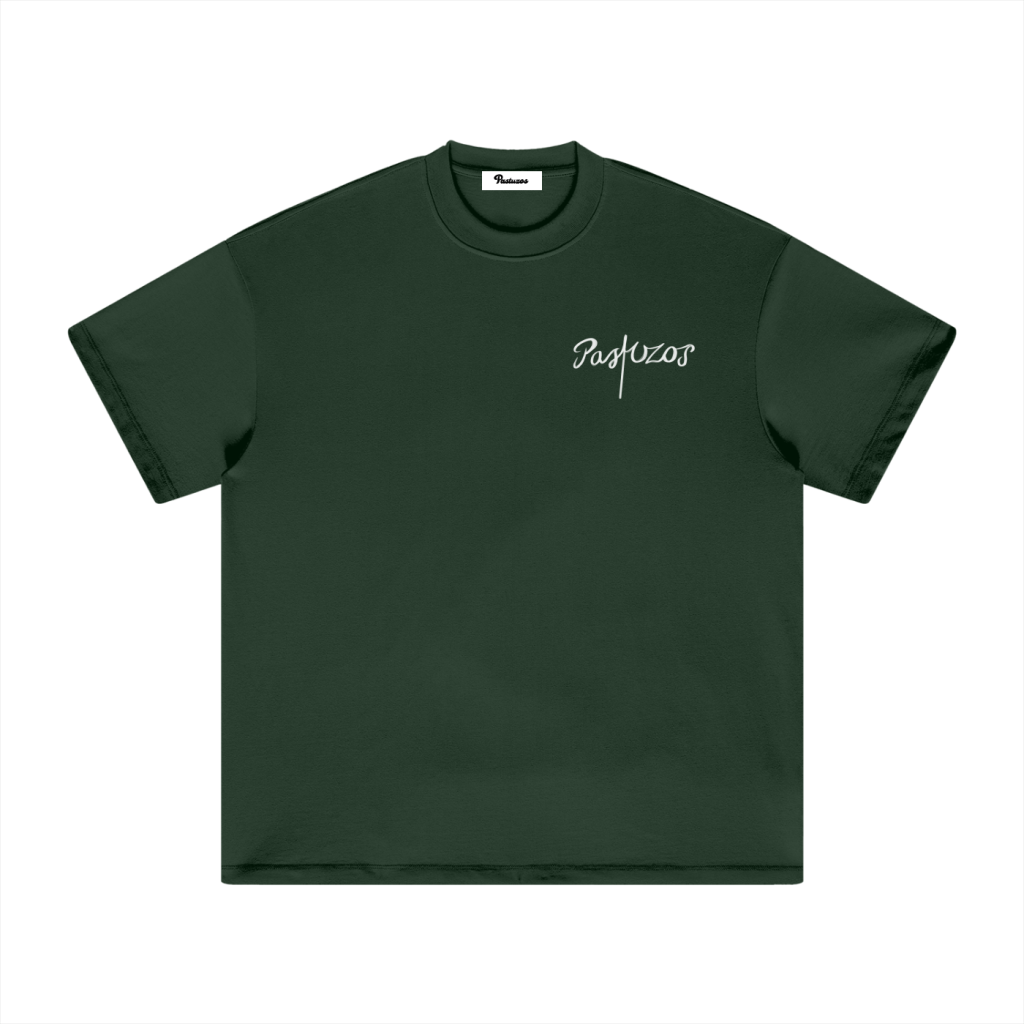 Script Tee Green