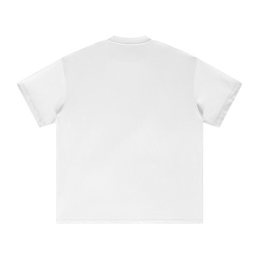Script Tee White